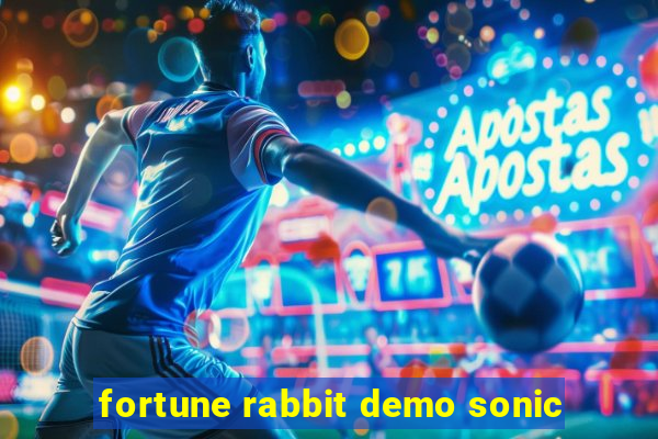 fortune rabbit demo sonic